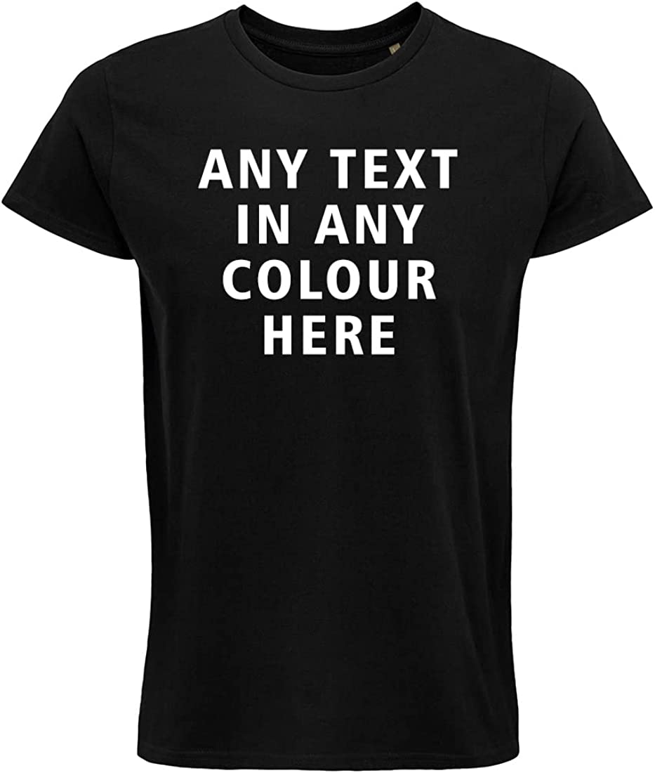Prospo® Personalised Unisex Short Sleeve Crew Neck T-Shirt