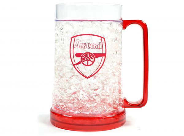 ARSENAL FREEZER TANKARD CLEAR CREST