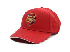 ARSENAL CREST SANDWICH PEAK BASEBALL CAP RED