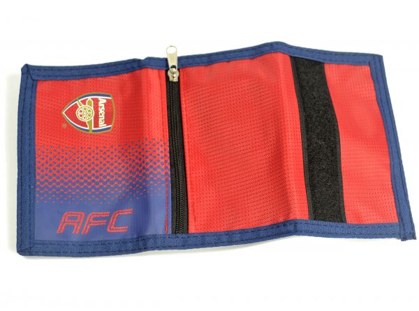 ARSENAL TRI FOLD WALLET FADE RED NAVY