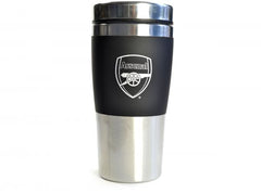 ARSENAL EXECUTIVE HANDLELESS STAINLESS STEEL DOUBLE WALL TRAVEL MUG