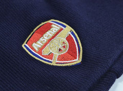 ARSENAL KNITTED CREST BEANIE HAT NAVY