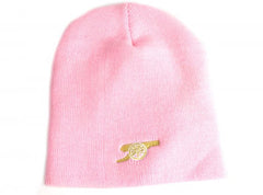 ARSENAL BEANIE CANNON INFANTS PINK 36CM