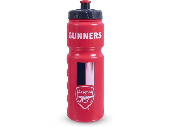 ARSENAL GUNNERS PLASTIC WATER BOTTLE 750ML RED