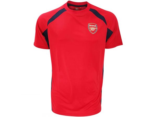 ARSENAL POLY PANEL TEE RED BAGGED