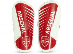 ARSENAL SPIKE SLIP IN SHINGUARDS WHITE RED