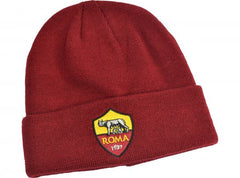 AS ROMA KNITTED TURN UP HAT BURDUNDY