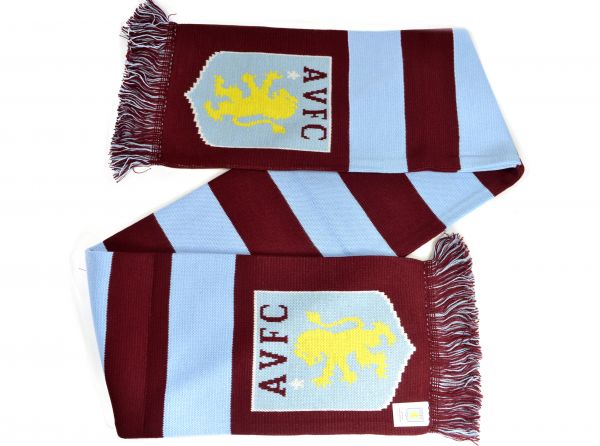 ASTON VILLA JACQUARD KNIT BAR SCARF