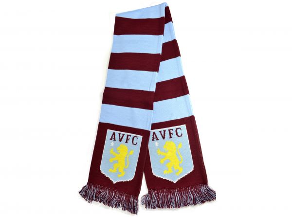 ASTON VILLA JACQUARD KNIT BAR SCARF