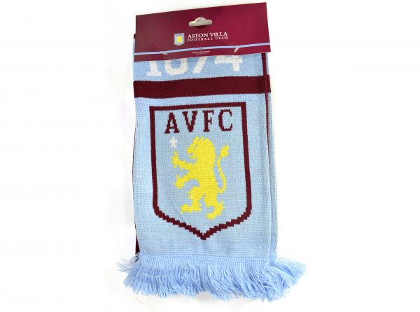 ASTON VILLA JACQUARD KNIT BAR SCARF