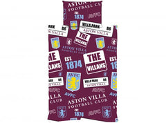 ASTON VILLA FC PATCH SINGLE DUVET