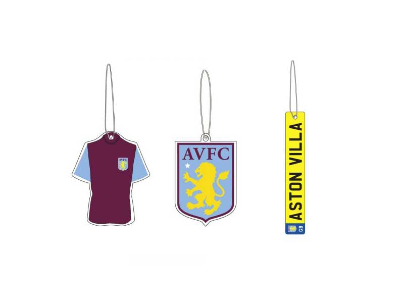 ASTON VILLA THREE PACK AIR FRESHENERS