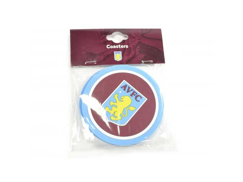 ASTON VILLA TWO PACK COASTER SET