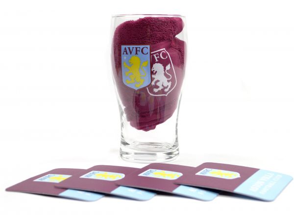 ASTON VILLA WORDMARK MINI BAR SET