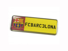 FC BARCELONA LICENSE PLATE BADGE