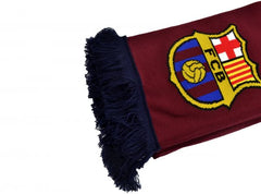 FC BARCELONA MESSI 10 HIGH DEF JACQUARD KNIT BURGUNDY SCARF