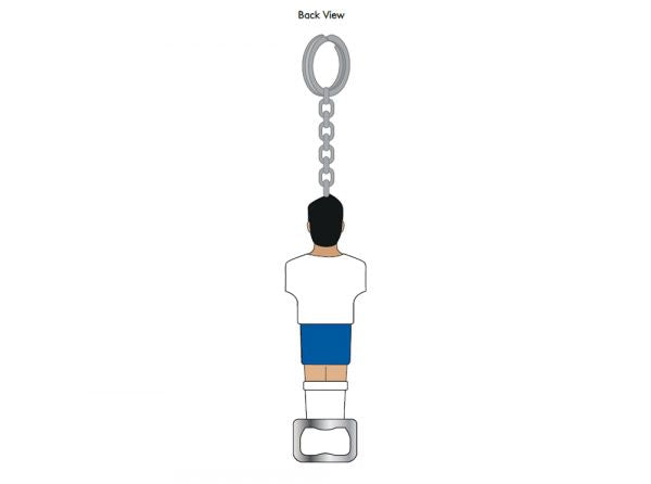 ENGLAND FA FOOSBALL BOTTLE OPENER KEYRING