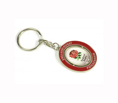 ENGLAND RUGBY RFU SPINNER KEYRING