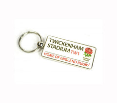 ENGLAND RUGBY RFU TWICKENHAM DELUXE KEYRING