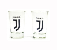 JUVENTUS TWO PACK WORD MARK SHOT GLASSES