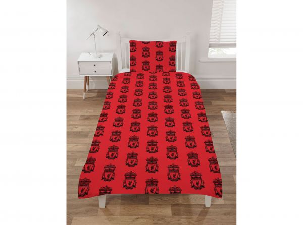 LIVERPOOL CHECKERBOARD SINGLE REVERSIBLE DUVET SET