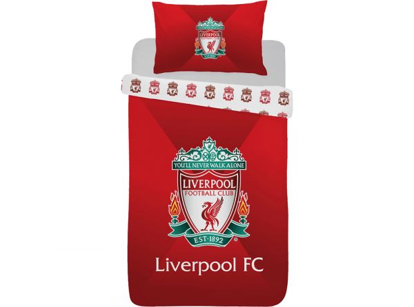 LIVERPOOL GRADIENT SINGLE DUVET AND PILLOW CASE SET