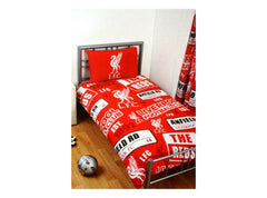 LIVERPOOL PATCH SINGLE DUVET AND PILLOW CASE SET