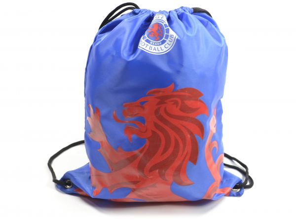 RANGERS REACT DRAW STRING GYM BAG ROYAL BLUE