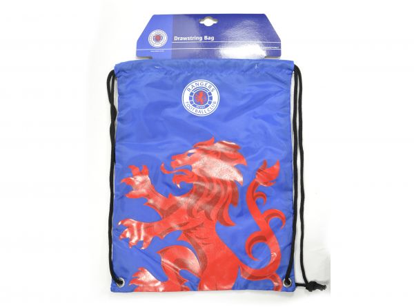 RANGERS REACT DRAW STRING GYM BAG ROYAL BLUE