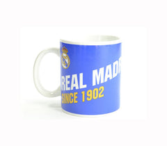 REAL MADRID BOXED MUG ESTABLISHED 1902 DESIGN