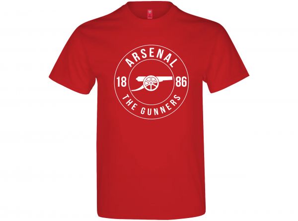 ARSENAL GUNNERS T SHIRT ADULTS