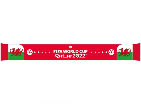 WALES WORLD CUP JACQUARD KNIT SCARF