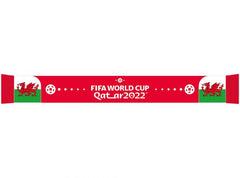 WALES WORLD CUP JACQUARD KNIT SCARF