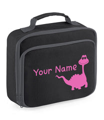 Personalised Lunch Bag Boys Dinosaur School Insulated Childrens Snack Box Gift