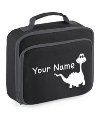 Personalised Lunch Bag Boys Dinosaur School Insulated Childrens Snack Box Gift