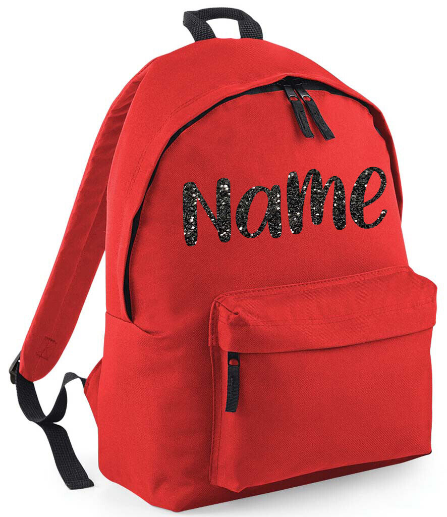 Personalised School Backpack Bag Kids Any Name Text Girls Boys Rucksack PE Kit