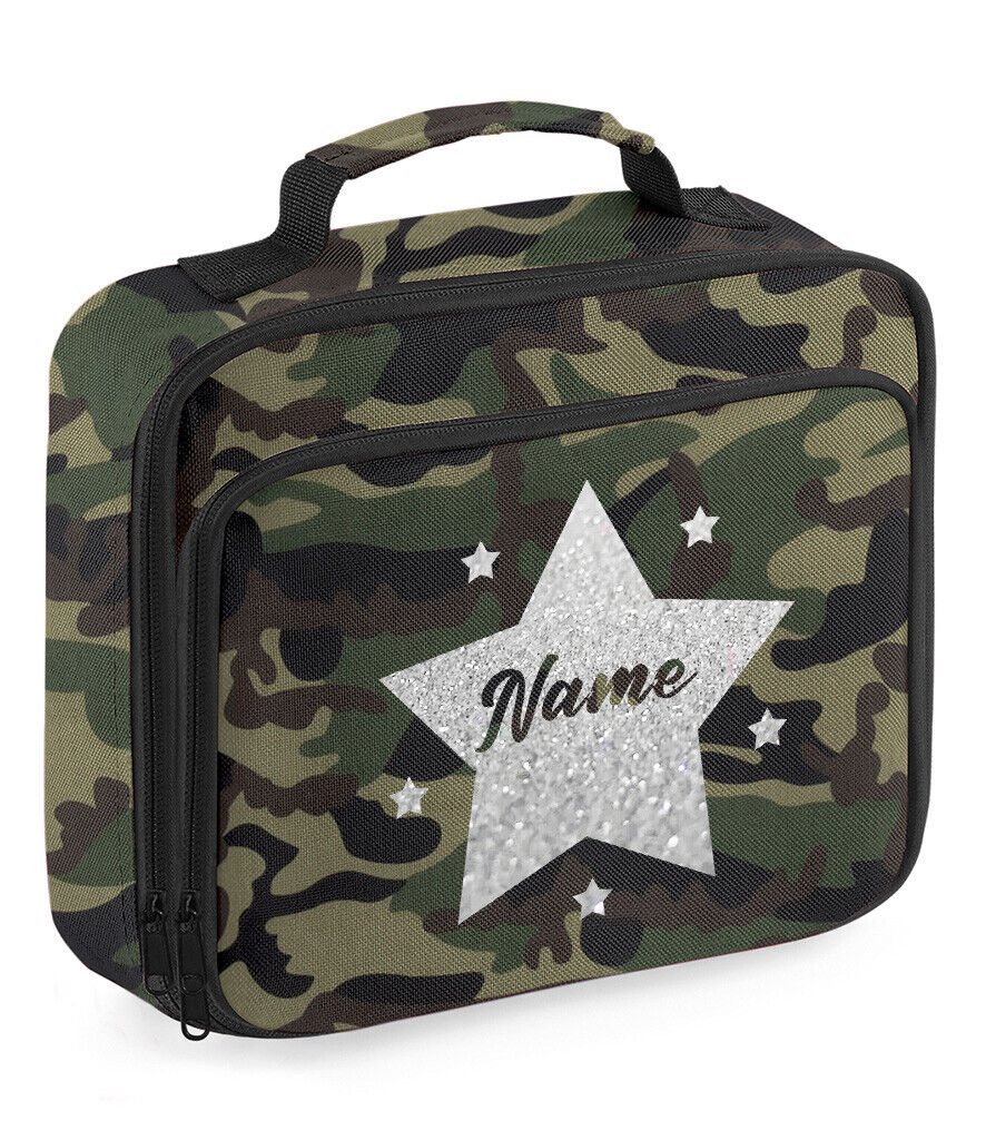 Personalised School Lunch Bag Insulated Snack Box Childrens Star Boys Girls Gift