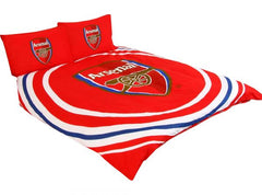 ARSENAL PULSE REVERSIBLE DOUBLE DUVET AND PILLOW CASE SET