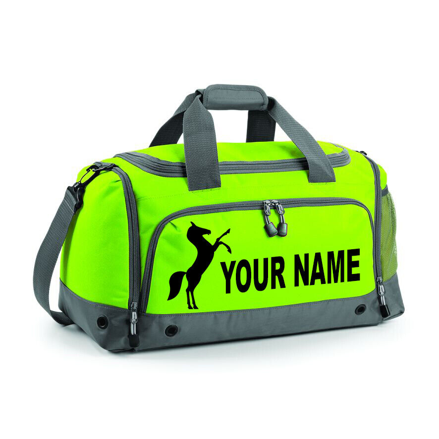 Personalised Sports Horse Jumping Riding Training Holdall Equestrian Kit Bag