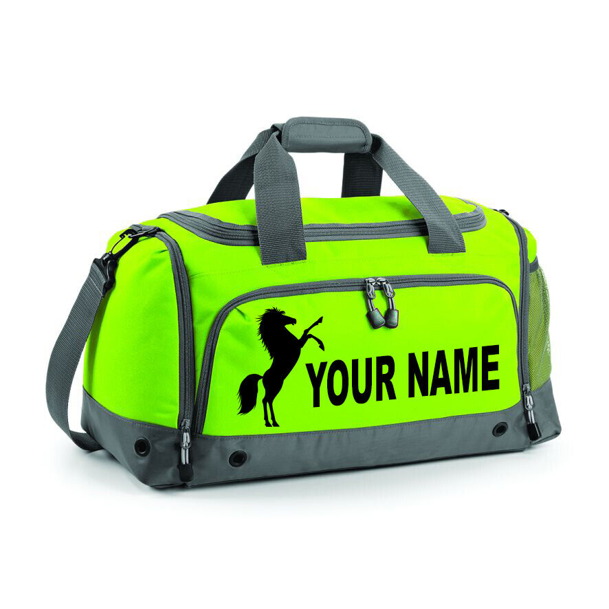 Personalised Sports Horse Jumping Riding Training Holdall Equestrian Kit Bag