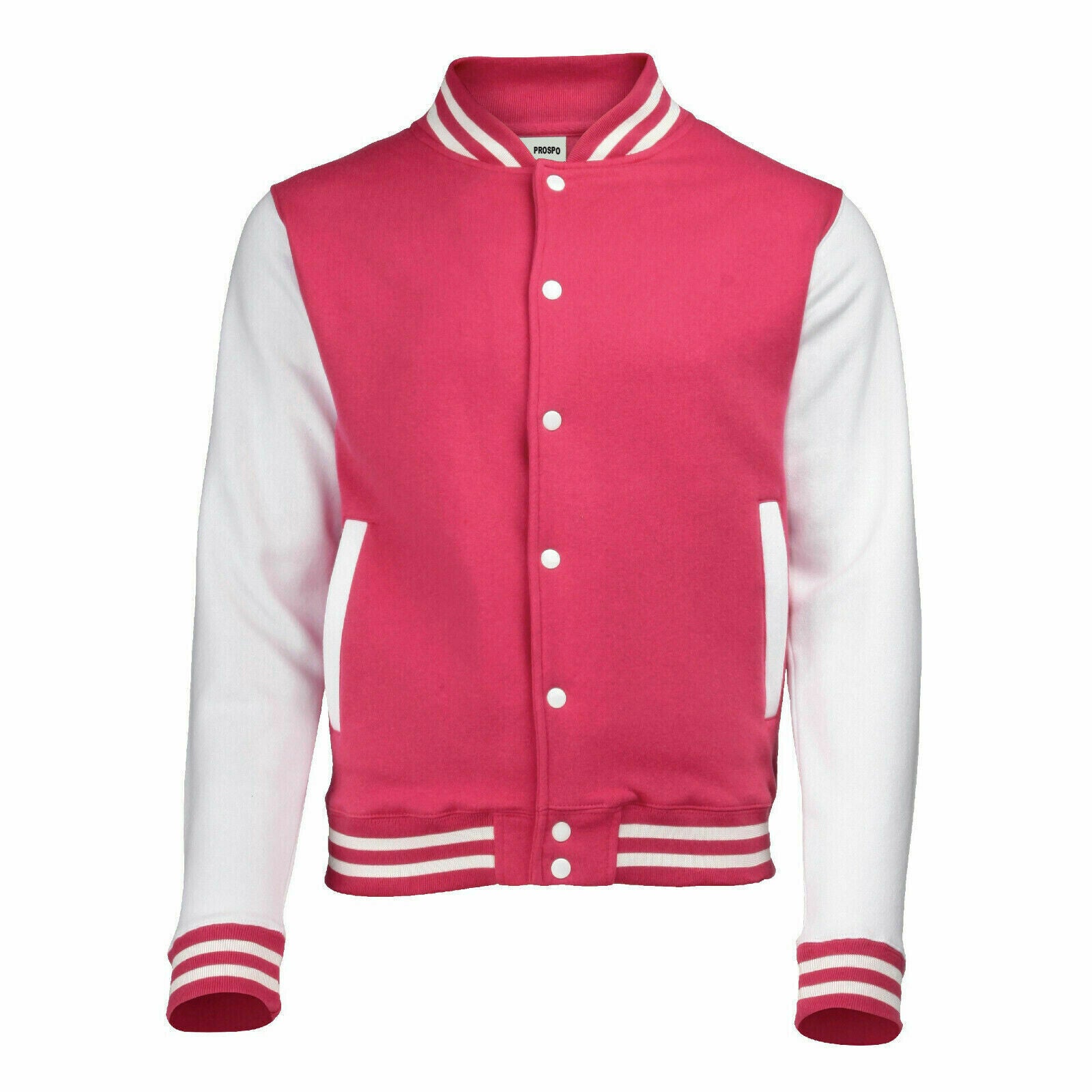 Personalised Printed Varsity Jacket, Baseball College Letterman Unisex Jacket