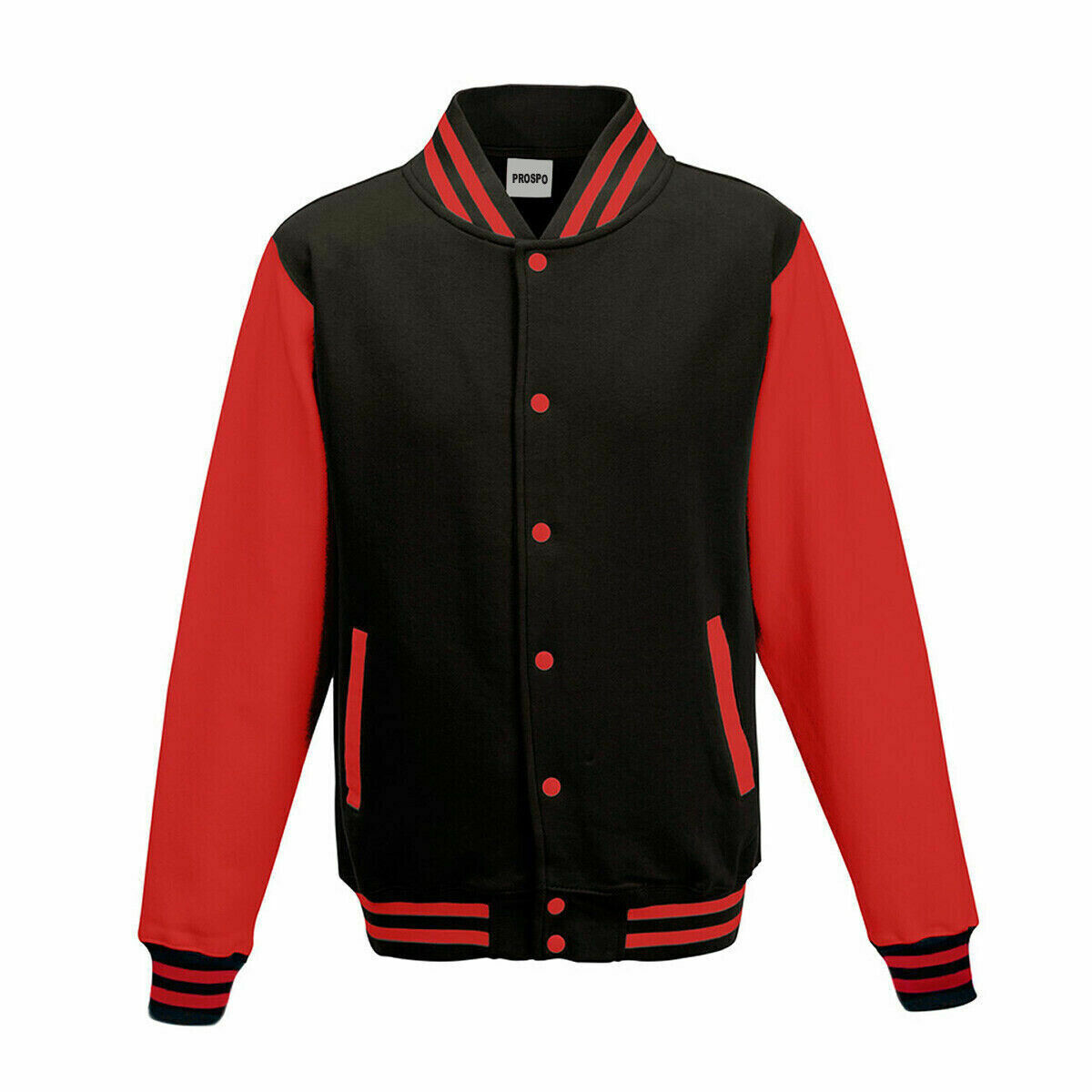 Personalised Printed Varsity Jacket, Baseball College Letterman Unisex Jacket