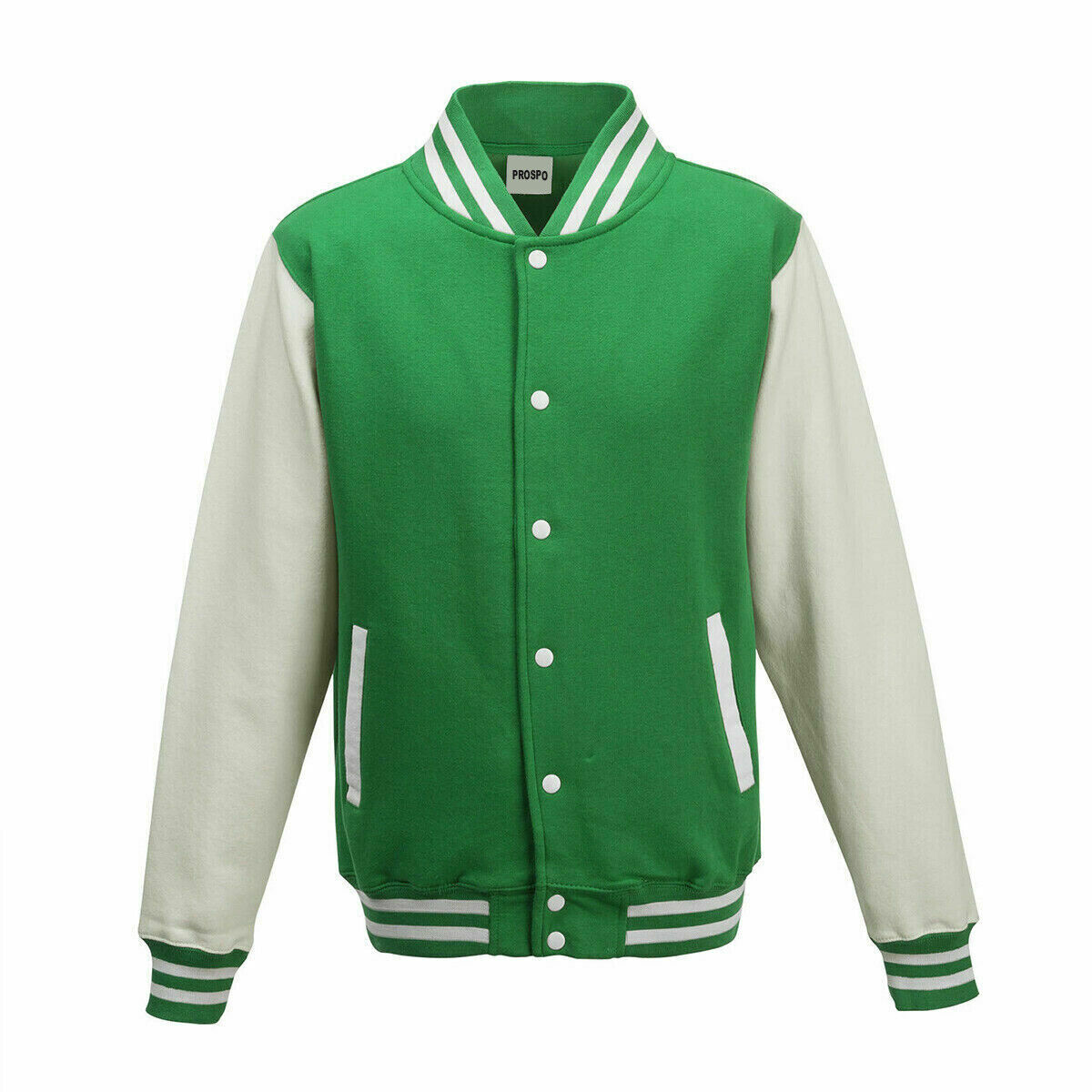 Personalised Printed Varsity Jacket, Baseball College Letterman Unisex Jacket