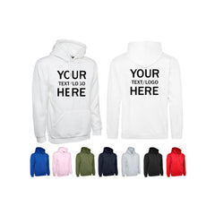 PROSPO Personalised Hoodie Custom Printed Hoodies Unisex Jumper Top Workwear