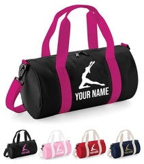 Personalised Girls Gymnastics Dance Ballet Uniform School Gym Kit Kids Bag Gift