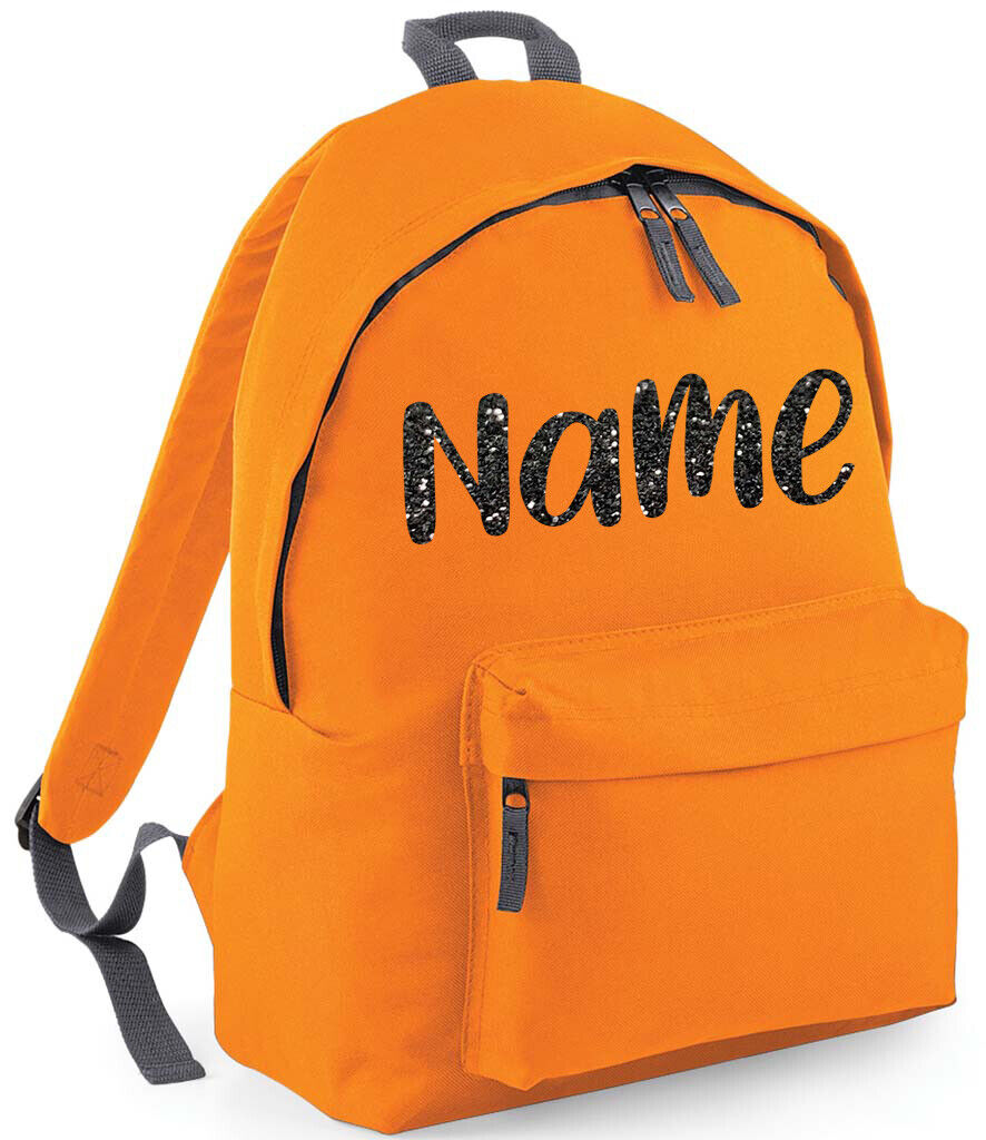 Personalised School Backpack Bag Kids Any Name Text Girls Boys Rucksack PE Kit