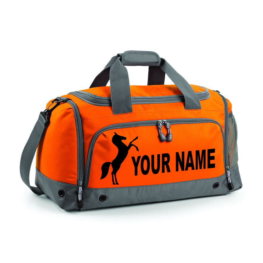 Personalised Sports Horse Jumping Riding Training Holdall Equestrian Kit Bag