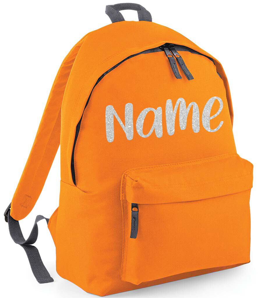 Personalised School Backpack Bag Kids Any Name Text Girls Boys Rucksack PE Kit