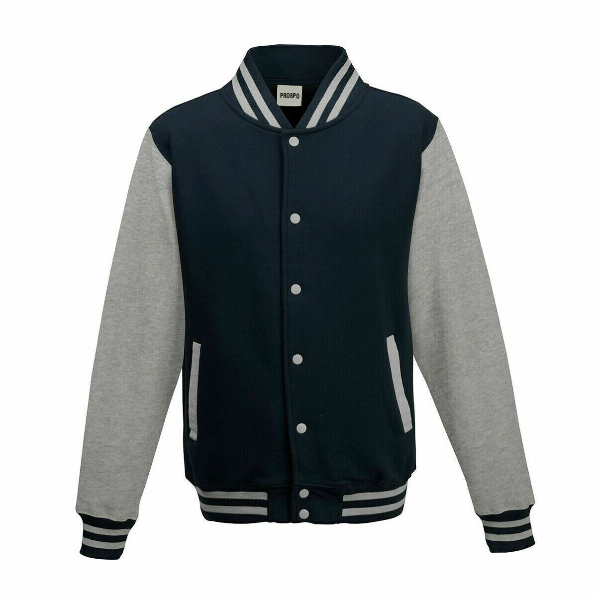 Personalised Printed Varsity Jacket, Baseball College Letterman Unisex Jacket