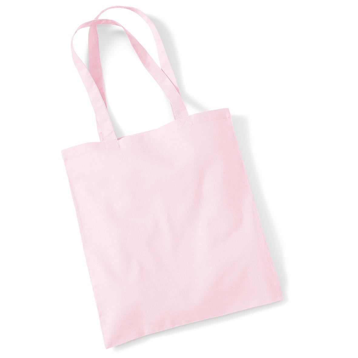 Shopping Bag Bright tote Long Handle Bag For Life 100% Cotton Canvas Printable